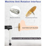 4.5" Large Suction Cup Adapter With Anti-Rotation For Universal Sucker Dildo Holder Diameter Lower 115Mm (12Cm Gold Sucker)