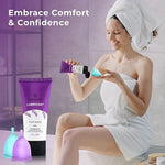 Water Based Lube – Personal Lubricant For Toy, Period Cup, Disc, Or Applicator – Natural Gel (2Oz/60Ml)