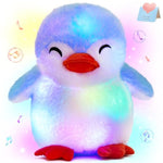 12'' Musical Light Up Penguin Stuffed Animal,Soft Penguin Plush Toy With Led Night Lights &Nursery Songs,Birthday Children'S Day Hoilday Gift For Toddler Kids