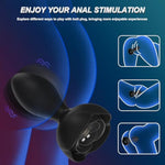 Vibrating Anal Plug Sex Toys-Vibrating Butt Plug With 11 Frequency, Anal Vibrators For Prostate Massager Remote Control Vibrating Anal Plugs, Adult Sex Toys For Men Women Couple Pleasure