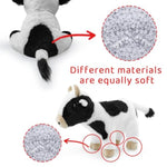 2 Pcs Cow Stuffed Animal Toys Set,8 Inch Soft And Plush Stuffed Animals For Girls Realistic Animals Gifts, Cute Soft Cow Animal Boys And Girls Toy For Toddlers