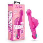 Blush Aria – Naughty Af 8 Inch Clitoral G-Spot Dual Stimulation Silicone Vibrator – Personal Massager With 10 Vibration Modes – Waterproof & Usb Rechargeable – Adult Sex Toy For Women – Pink