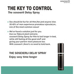 The Delay Spray For Men, Extends Man'S Time And Enhances Comfort, 0.16 Fl Oz 50 Pumps
