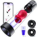 Sex Toys For Men Penis Pump - Automatic Male Masturbator With Rose Sex Toy Pocket Pussy, Electric Pump For Ed Penis Extension Enlargement Train, Penis Enlarger Stretcher With 5 Vibration & Suction