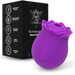 Rose Vibrators Toy | Sexual Pleasure Tools For Women | Quiet And Powerful Rose Sex Toy | Rose Toy Waterproof Adult Toys | Compact And Discreet Sex Toys For Women | Sex Toys Amazing Gift (Purple)