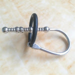 Smooth Metal Male Masturbation Stimulation Multi Beads Urethral Plug Restraint Silicone Penis Ring Male Exercise Urethral Sound Urethral Sex Toy