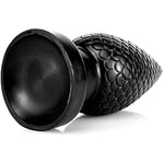 Silicone Anal Plug, Liquid Silicone Butt Plug, Prostate Massage G-Spot Stimulator Anal Trainer Kit For Beginner Advanced Players (Pine Cone M)