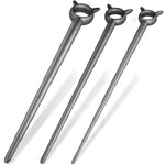 Urethral Sounds Set - 3 Pcs Silicone Penis Plug 11.81 Inch Cone Shaped Urethral Dilator With Safe Ring - Masturbation Rod For Men