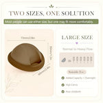 Reusable Menstrual Disc - Soft & Comfortable, Leakproof Menstrual Cup Alternative - Pack of 2 (Large Size)