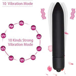Vibrating Anal Plug, 4Pcs Anal Sex Toys Soft Silicone Massager Trainer Kit Anales Plug Toys For Beginners (4Pcs Black)