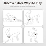 Strap On Vibrator Dildo Sex Toy, 8.66”Realistic Dildo With 9 Thrusting Rotating Mode & Heating Mode, Adjustable Harness Wearable Vibrator For G Spot Stimulator, Sex Toys For Lesbian Women Men