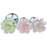 Adult Toys Accessories Metal Anal Plug Three Piece Set Flower Anal Plug Kit With Realistic Flower Buds