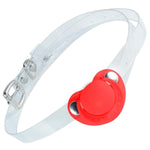 Realistic Silicone Dildo Gag,Open Mouth Gag O-Ring Gag Restraints, Head Harness Restraint Mouth O-Ring Gag Oral Fixation, Adjustable Strap Silicone Dildo Gag With Ball For Men Women(Style 2)