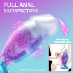 Vibrating Butt Plug Anal Plug Anal Toys For Men With Suction Cup, Large Buttplug Anal Vibrator Monster Fantasy Anal Dildo With 10 Vibrating, Silicone Sex Toys Adult Toys For Male Men & Women