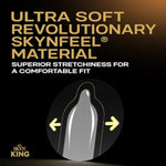 King Large Non-Latex Condoms, 36 Count – Comfortable Fit