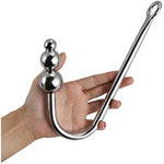 Stainless Steel Anal Butt Plug 3 Ball Beads Metal Anus Sex Toys For Women/Men/Couple