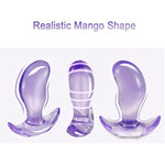 6 Inch Purple Mango Anal Plugs + 6.69 Inch Tentacle Dildo