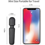 Mini Vibrator Clitoris Stimulator Vibrators, Fully Waterproof, Quiet & Small, G Spot Vibrator Dildo Women Adult Sex Toy, Usb Rechargeable, Personal Massager With 10 Vibration Settings (Black)