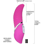 Betty - Tongue-Like Sex Toy For Blended Orgasms, Clitoral & G-Spot Stimulation | 7 Functions | Hypoallergenic Silicone | Easy To Clean | Intense Pleasure Nubs | Perfect For Internal & External Use