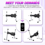 Sex Machine Sex Toys Auxfun Thrusting Machines For Men Women, Ezfunlok Adapter For Vac-U-Lock Premium Dildo Machine With 5 Attachments, Adult Machines Device Gun Remote Control