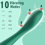 Clitoral G Spot Vibrator for Women with 10 Powerful Modes, Waterproof and Strapless