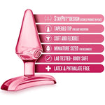 Play With Me - Jolly Plug - Petite 2.75" Anal Plug - Tapered Head For Easy Insertion Perfect For Beginner'S - Base Anchors Plug Outside The Body For Comfort - Adult Sex Toy - Pink