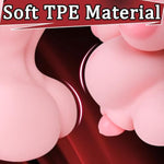 3.4Lb Mini Sex Doll For Men Masturbator, Realistic Small Prolapse Of Uterus Sex Dolls With 3 Holes Female Torso Lifelike Love Doll Adult Toys With Vaginal Anal Breast, Breast Pluggable Sex Toy