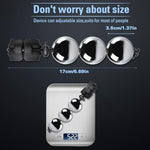 520G/18.34Oz Metal Penis Physical Exercise, Metal Penis Trainers Wearable Male Penis Training Device,Penis Stretcher Device Adjustable For Male Sex Toys