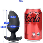 Silicone Butt Plug Anal Dilator Wearable Butt Plug With Ergonomic Anchor Tail Anal Dildo For Prostate Massage And Masturbation Anal Sex Toys In 5 Sizes For Women Men Beginners And Advanced (L)