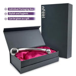 7.8" Stainless Steel G-Spot Wand – Dual-Ended Massager With Ergonomic Curved Design For Enhanced Pleasure- Njoy Pure Wand