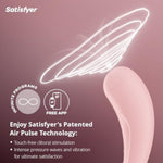 Curvy 2 Connect App Vibrator Sex Toy | Adult Toys For Women | Clitoral Stimulation Vibrator | Vibrating Sexual Pleasure Device | Stimulation Vibrators | Woman Sextoy (Pink)