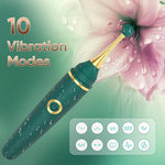 Sex Toys for Women Couples Pen Vibrator Massager Wand, Adult Toys Female Clitoral Vibrators, Nipple Clit Stimulator G Spot Dildo Vibrater Mini, Sex Novelties Sexual Pleasure Tools for Women (Green)