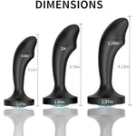 Anal Plugs Silicone Butt Plug, 3Pcs Sex Toy Aanl Training Kit With Jewelry Base,G Spot Anal Sex Toys Adult Toy For Beginner, Couples, Adult Sex Toys & Games(Black)