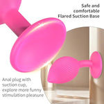 Silicone Butt Plug Anal Plugs,3Pcs Silicone Anal Plug Toys Anal Training Kit Adult Sex Toys Games Buttplug,Personal Sex Toy For Adult Women,Men And Couples(Pink)