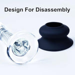 7.5" Small Glass Realistic Dildo,Cute Anal Butt Plug Adult Sex Toy With Silicone Suction Cup Base,Clitoris G-Spot Prostate Massage Dildo For Beginner And Couples Pleasure