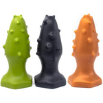 Large Butt Plug Anal Plug Training Toy, Silicone Anal Sex Toys With Bump Point For Male,Female(Green,L)