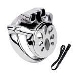 Patterned Chastity Cage Male Sex Toys With Anti-Slip Leather Belt Invisible Cylinder Design Cock Cage Breathable Devices For Men Bdsm Bondage (55Mm)