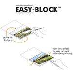 6 x 8 Inch Watercolor Paper Block, 15 Sheets, 140 lb 300 GSM Cold Press