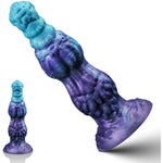 10'' Huge Fantasy Monster Dildo, Thich Knot Dragon Dildo With Suction Cup, Large Anal Dildos With Knotted Horse Shape, Silicone Sex Toy For Man Women Couple