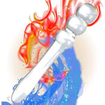 Realistic G-Spot Double Ended Dildo, Glass Anal Butt Plug Sex Toys Smooth Anal Plug Adult Toys Anal Trainer Buttplug With Round Ball Tapered Head Massager Sex Toy For Men Women Masturbation