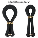 AnyFit Penis Ring Sleeve with Adjustable Metal Cock Ring Extender Enlarger Stretcher, Silicone Cockring Dick and Ball Stretcher for Men Erection Anillos para Pene