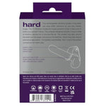 Hard Vibrator, Rechargeable Vibrating Couples Double C-Ring, Clitoral Stimulation, 10 Vibration Mode Adult Sex Toy (Purple)