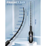 Vibrating Urethral Sounds Dilators Male Sex Toys - Male Masturbator Silicone Beads Penis Plug Male Vibrator With 10 Vibration Modes, Jeusn Urethral Sound Stretcher Adult Sex Toys For Men