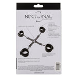 Nocturnal Collection Hog Tie, 4 Fully Adjustable Cuffs With Secure Buckle Closure, Perfect Bondage Gear & Accessories And Bdsm Toys - Se-2678-25-3