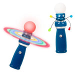 Windy City Novelties Hand-Held LED Light Up Galaxy Spinner - Colorful Flashing Lights for Parties, Events, and Fun