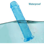 10 Inch Big Blue Dildos, Huge Butt Plugs Soft Sex Toys With Suction For Women