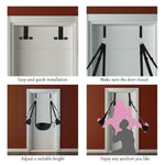 Sex Door Swings Sex Furniture 2024 New 3G Sex Swings Sex Bondage Sex Restraints Wider And Longer Plush Leather Seats Adjustable And Longer Safety Harnesses Hold Up To 300Lbs Black.