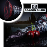 Squirting Dragon Dildo With Cumtube, Ejaculating Zoe Mythical Being Fantasy Pleasure Toy, 8.5'' Insertable Silicone Stimulating Dong With Strong Suction