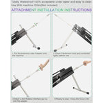 Sex Machine M Metal Extension Rod Attachment 28.5Cm), Extension Tube For Automatic Sex Machines And Adult Toys With Quick Air Connector (11.22 Inch)