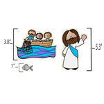 Bible Story of The Miraculous Catch Fishers of Men Felt Figures for Flannel Board Stories Miracles